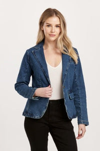 Minah Denim Blazer Jacket - Allure Boutique WY