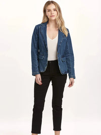 Minah Denim Blazer Jacket - Allure Boutique WY