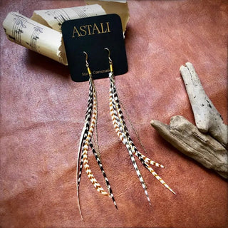 Mini Ginger Gold Feather Earring - Allure Boutique WY