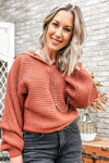 Mock Neck Balloon Sleeve Sweater - Allure Boutique WY