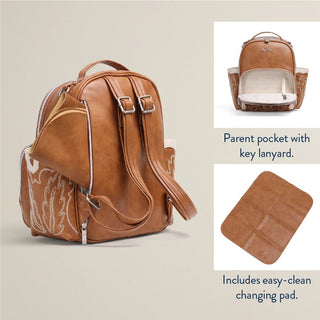 Nash Saddle Western Backpack Diaper Bag - Allure Boutique WY