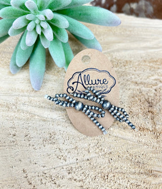 Navajo Pearl Bow Earrings - Allure Boutique WY