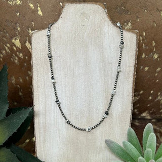 Navajo Pearl + White Buffalo Necklace - Allure Boutique WY
