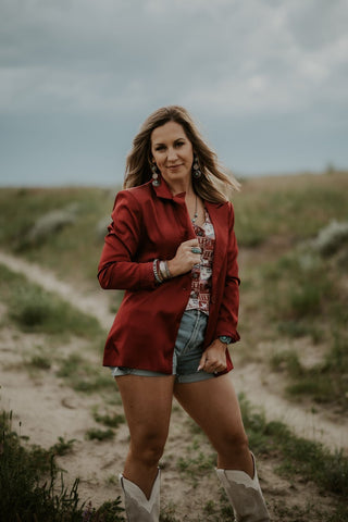 Oversized Suit Jacket - Allure Boutique WY