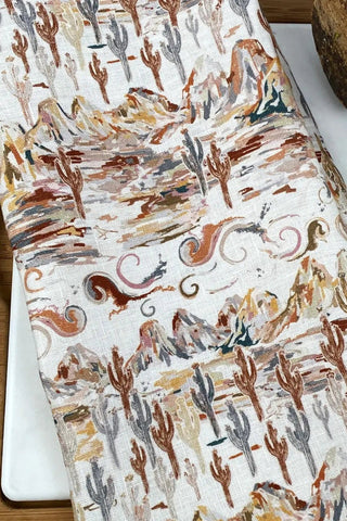 Painted Desert Linen Tea Towel - Allure Boutique WY