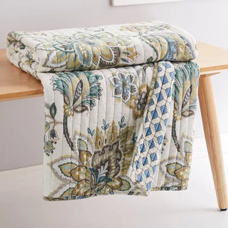 Palladium Grey Quilted Throw Blanket - Allure Boutique WY
