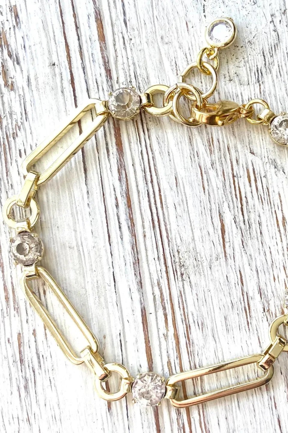 Paperclip Chain Bracelet - Gold - Allure Boutique WY