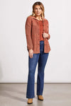 Patchwork Shacket with Contrast Buttons - Allure Boutique WY