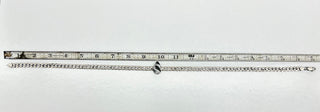 White Buffalo Teardrop Link Chain Necklace