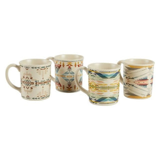 Pendleton Ceramic Mug Set - 4 Pieces - Allure Boutique WY