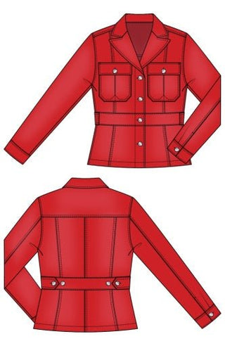 Peplum Jacket with Tab Detail - Allure Boutique WY