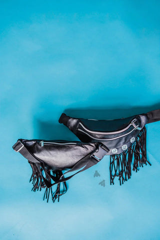 Phoenix Black Fringe Crossbody Purse - Allure Boutique WY
