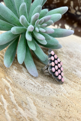 Pink Conch Diamond Shape Ring 8 - Allure Boutique WY