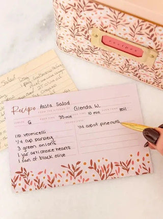 Pink Daisy Recipe Cards - Allure Boutique WY