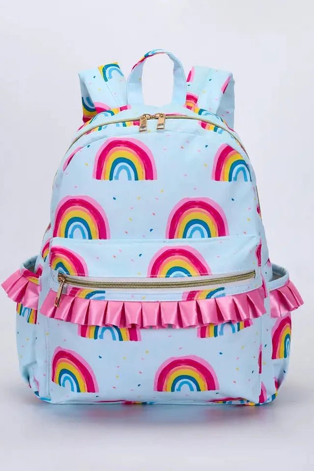 Pink Ruffled Backpack Children – Allure Boutique WY