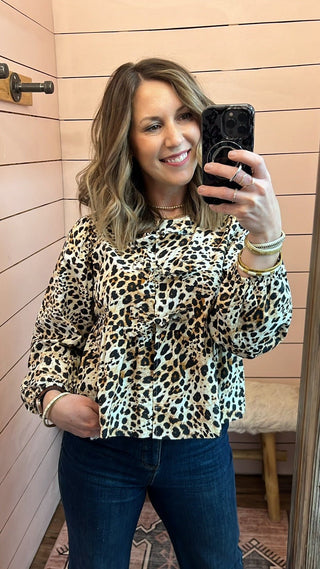 Prairie Leopard Top - Allure Boutique WY