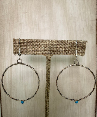 Kingman Twisted Hoop Earrings