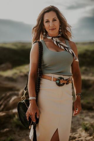 Rachel Midi Skirt - Allure Boutique WY