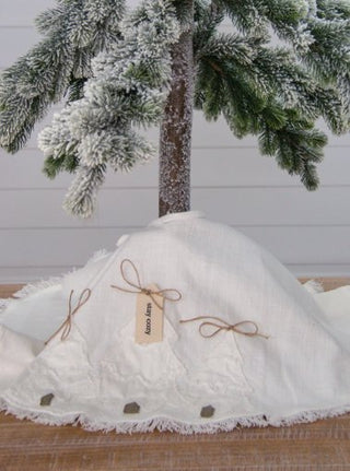 Raggedy Trees with Fabric Tag Tree Skirt - Allure Boutique WY