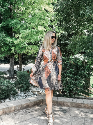 Raglan Sleeve Dress with Pockets - Allure Boutique WY