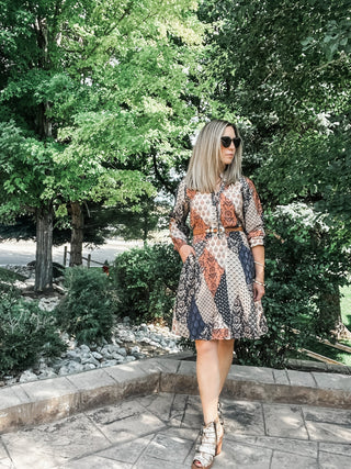 Raglan Sleeve Dress with Pockets - Allure Boutique WY