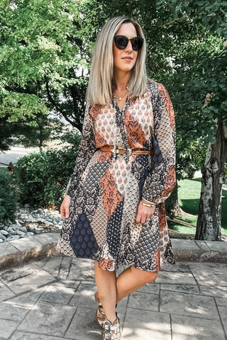 Raglan Sleeve Dress with Pockets - Allure Boutique WY