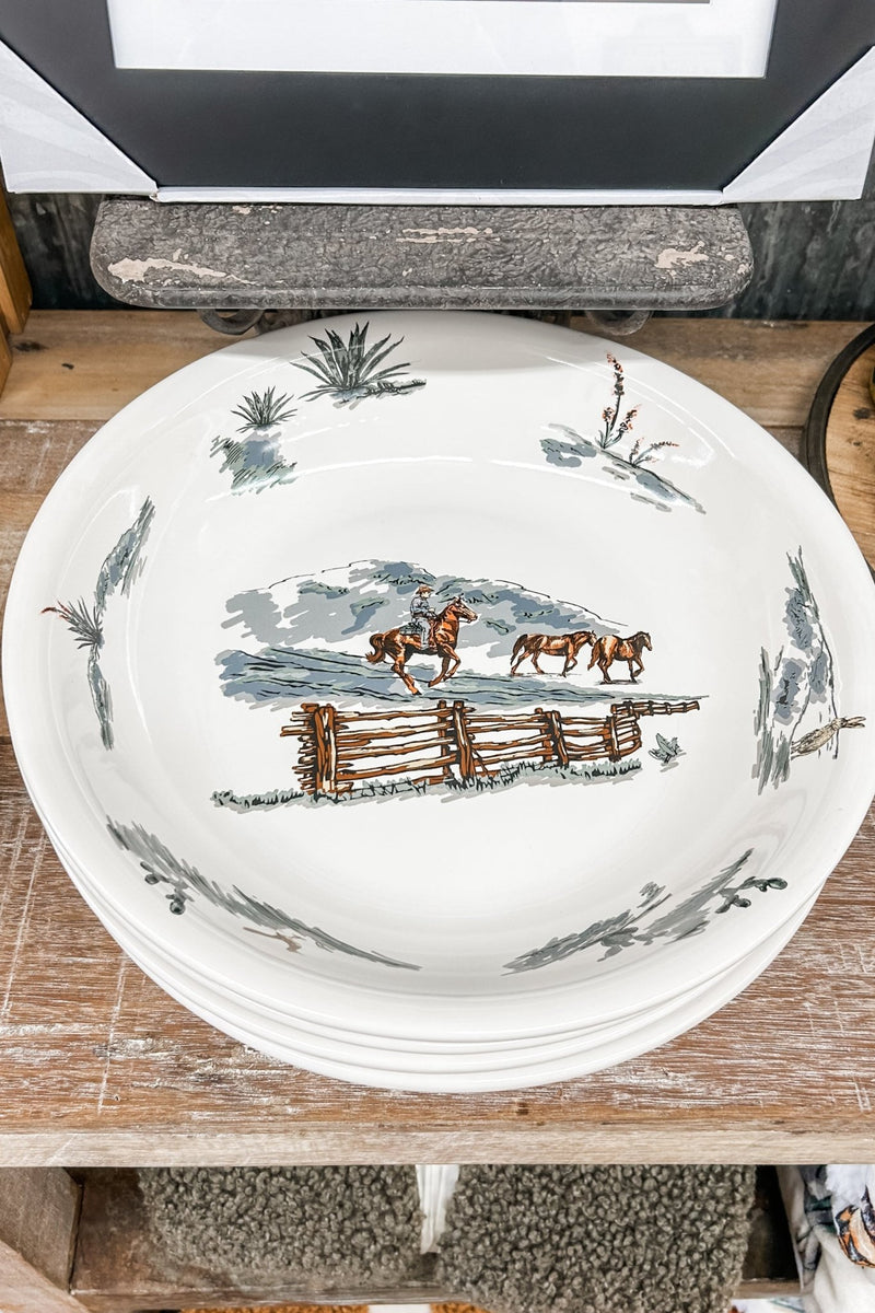 Ranch Life Ceramic Serving Bowl - Allure Boutique WY