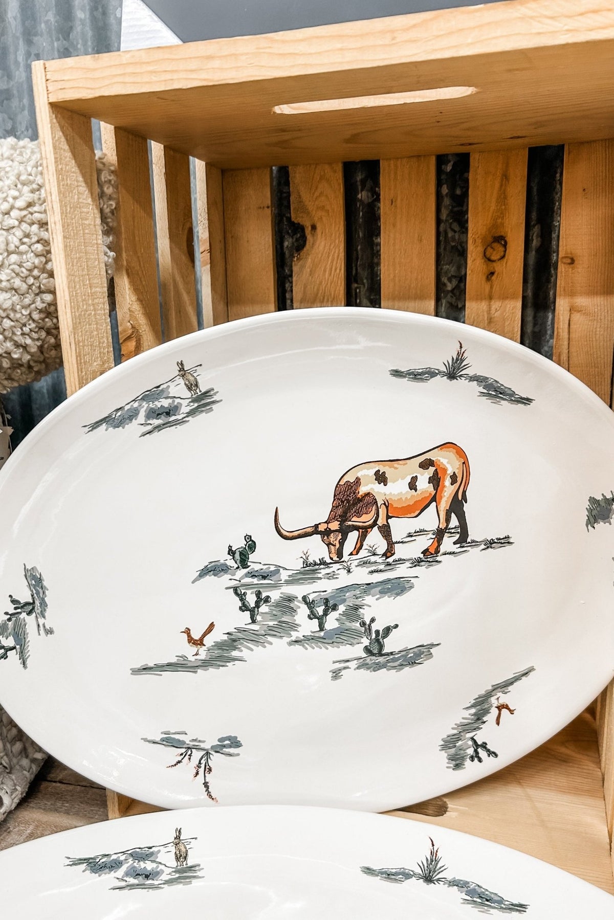 Ranch Life Ceramic Serving Platter - Allure Boutique WY