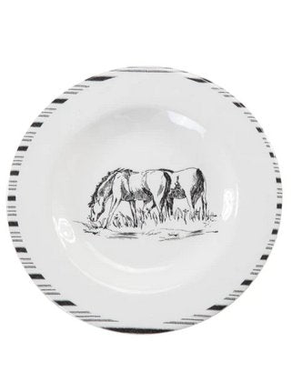 Ranch Life Melamine Salad Plates - Set of 4 - Allure Boutique WY