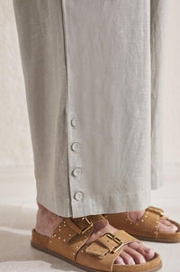 Raw Hem Pull On Ankle Pant - Allure Boutique WY