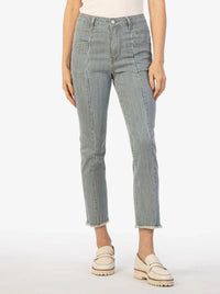 Reese High Rise Ankle Straight Jean - Allure Boutique WY