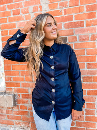 Retro Conch Button Shirt - Allure Boutique WY