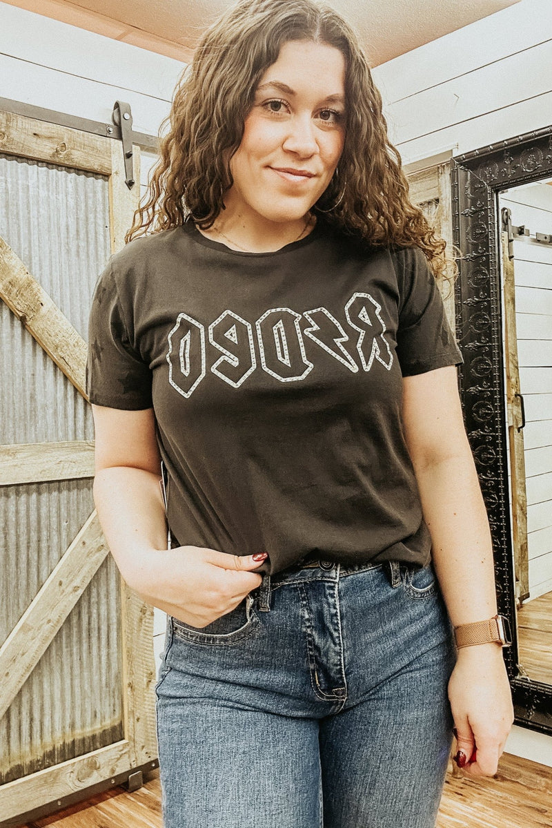 Rhinestone Rodeo Graphic Tee - Allure Boutique WY