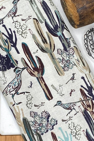 Roadrunner After The Rain Linen Tea Towel - Allure Boutique WY