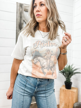 Rodeo Graphic Tee Cloud Dancer - Allure Boutique WY