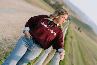 Rodeo Nights Sweatshirt - Allure Boutique WY