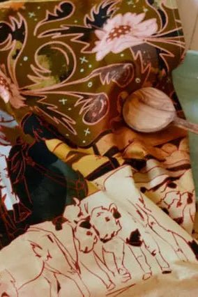 Round Up Floral Cattle Novelty Tea Towel - Allure Boutique WY