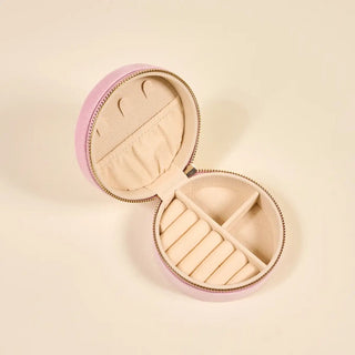 Round Velvet Bow Jewelry Case - Allure Boutique WY