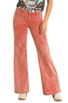 Rust Button Wide Leg Jean - Allure Boutique WY