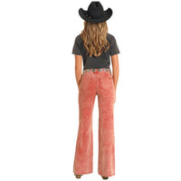 Rust Button Wide Leg Jean - Allure Boutique WY