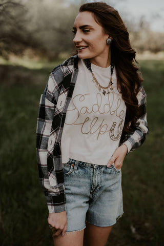 Saddle Up Graphic Tee - Allure Boutique WY