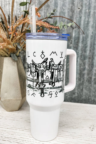 Saddle Wild West Tumbler - Allure Boutique WY