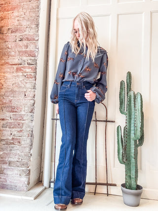 Sariah High Rise Trouser - Allure Boutique WY