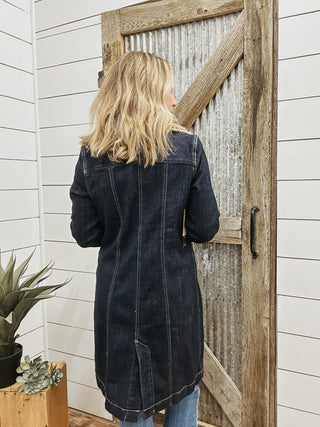 Sherpa Trimmed Notch Collar Jacket - Allure Boutique WY