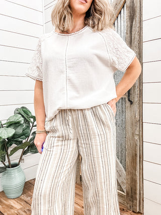 Short Sleeve Raglan Top - Allure Boutique WY