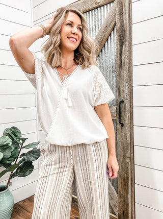 Short Sleeve Raglan Top - Allure Boutique WY