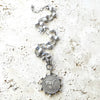 Silver Horse Coin Necklace with Silver Pearls - Allure Boutique WY