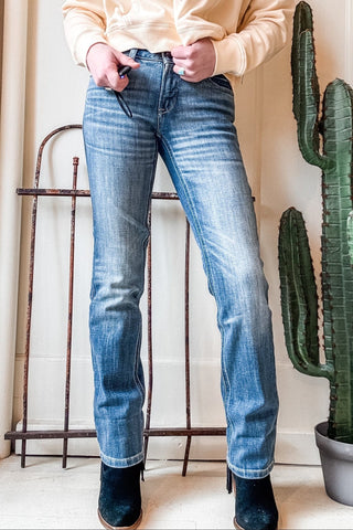 Silvie Perfect Rise Straight Leg Crop Jean - Allure Boutique WY