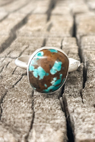 Single Stone Turquoise Ring - Allure Boutique WY