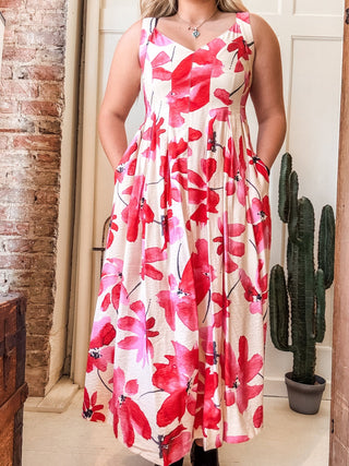 Sleeveless Dress with Lining - Allure Boutique WY